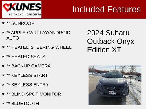 2024 Subaru Outback Onyx Edition XT