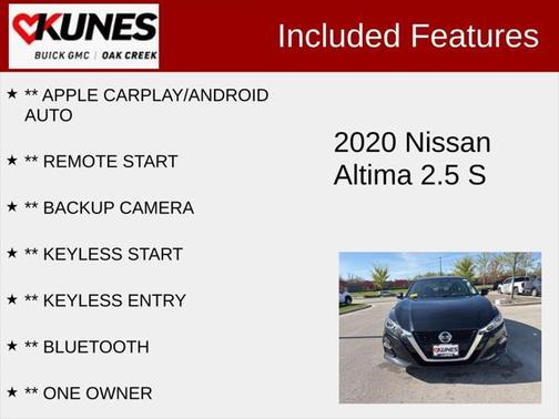 2020 Nissan Altima S Intelligent AWD