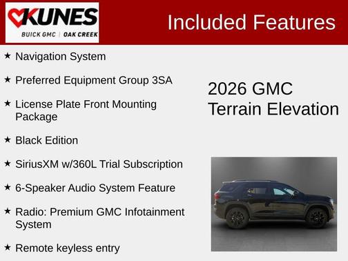 2026 GMC Terrain FWD Elevation