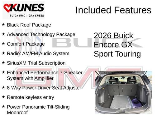 Moonstone Gray Metallic 2026 Buick Encore GX Sport Touring