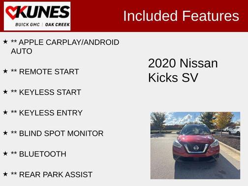 2020 Nissan Kicks SV