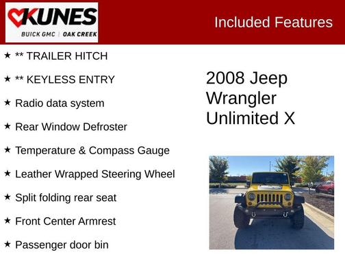 2008 Jeep Wrangler Unlimited X