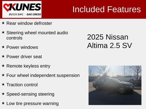 2025 Nissan Altima 2.5 SV