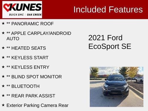 2021 Ford EcoSport SE