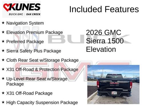 2026 GMC Sierra 1500 Elevation