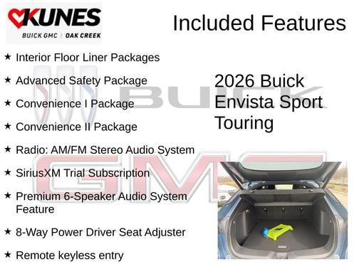Ocean Blue Metallic 2026 Buick Envista Sport Touring FWD
