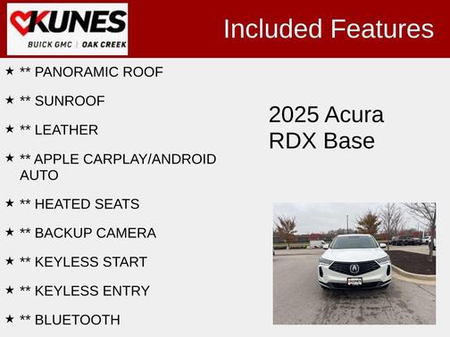 2025 Acura RDX Technology Package
