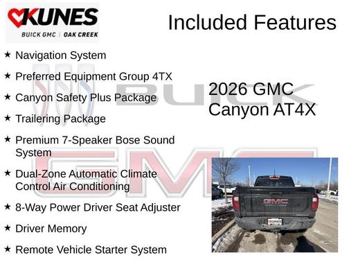 2026 GMC Canyon AT4X