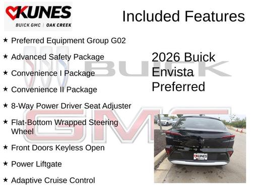 Ebony Twilight Metallic 2026 Buick Envista Preferred FWD