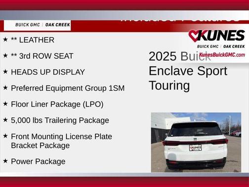 2025 Buick Enclave Sport Touring
