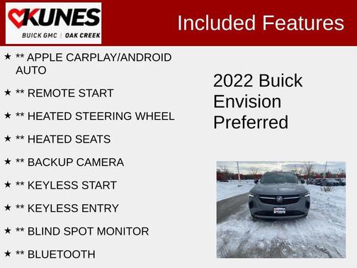 2022 Buick Envision FWD Preferred