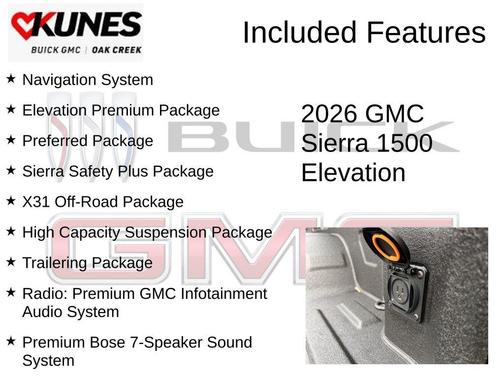 2026 GMC Sierra 1500 Elevation