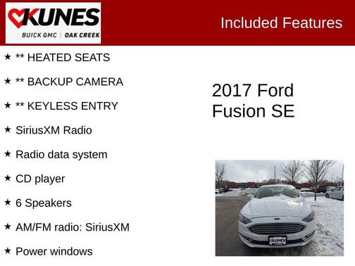 2017 Ford Fusion SE