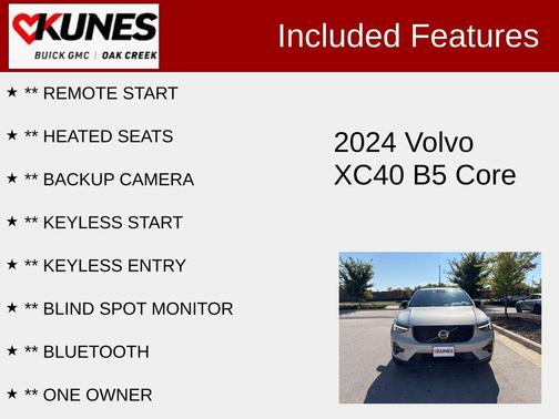 2024 Volvo XC40 B5 Core