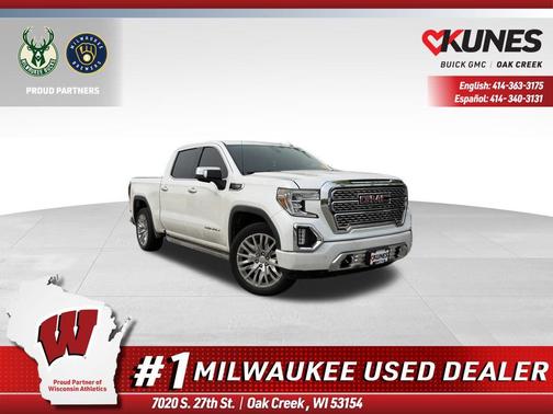 White Frost Tricoat 2019 GMC Sierra 1500 Denali