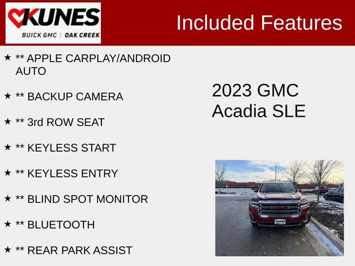 2023 GMC Acadia FWD SLE
