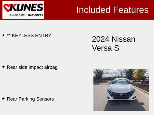 2024 Nissan Versa 1.6 S