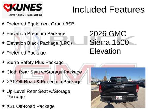 2026 GMC Sierra 1500 Elevation