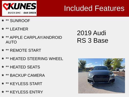 2019 Audi RS 3 2.5T