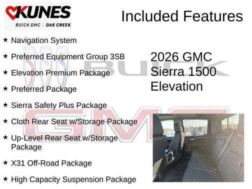 2026 GMC Sierra 1500 Elevation