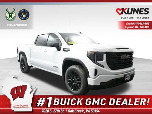 Summit White 2026 GMC Sierra 1500 Elevation