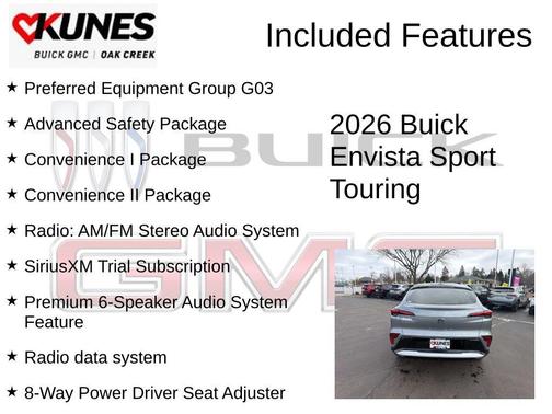 Moonstone Gray Metallic 2026 Buick Envista Sport Touring FWD