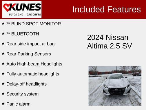 2024 Nissan Altima 2.5 SV