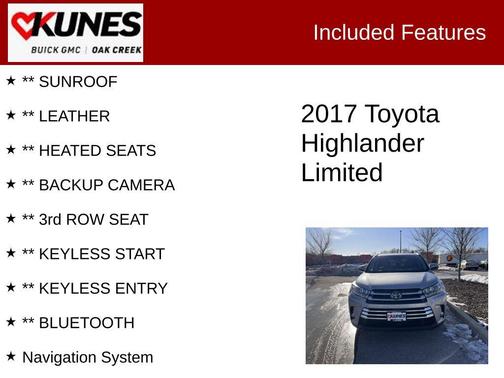 2017 Toyota Highlander Limited