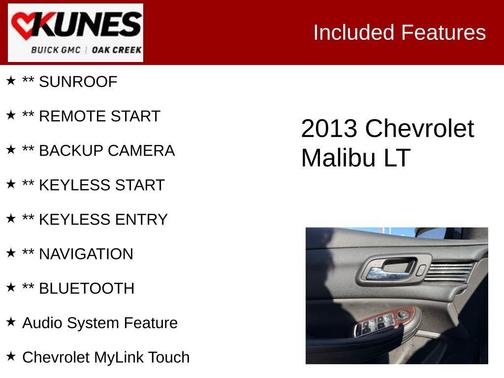 2013 Chevrolet Malibu 1LT