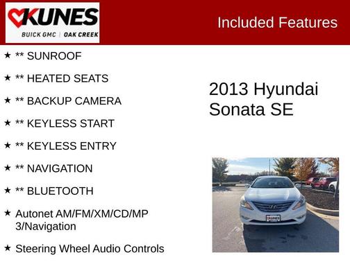 2013 Hyundai SONATA SE