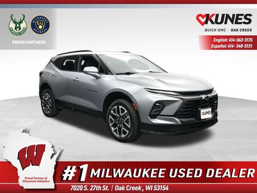 Sterling Gray Metallic 2025 Chevrolet Blazer RS