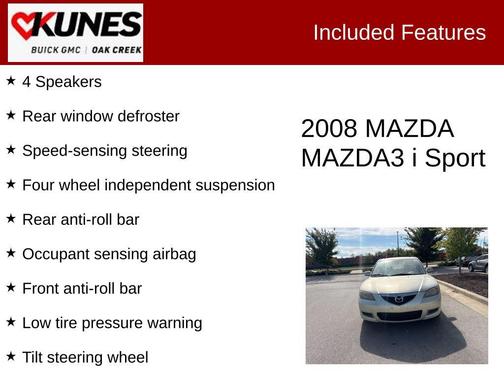 2008 Mazda Mazda3 s Sport