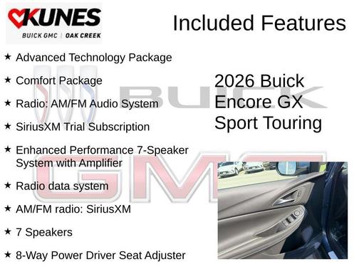 Ocean Blue Metallic 2026 Buick Encore GX Sport Touring
