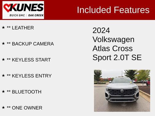 2024 Volkswagen Atlas Cross Sport 2.0T SE w/Technology