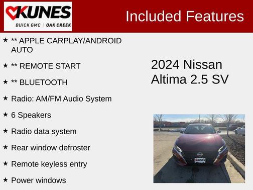 2024 Nissan Altima 2.5 SV