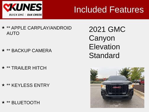 2021 GMC Canyon Elevation Standard