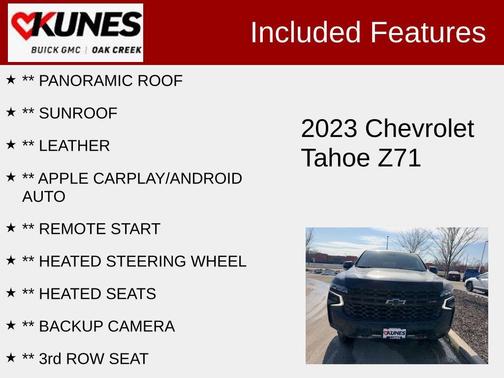 2023 Chevrolet Tahoe 4WD Z71
