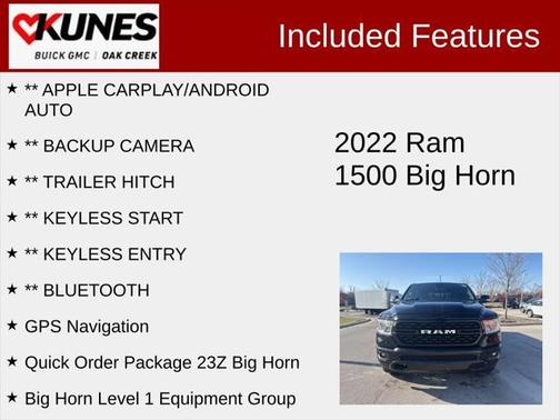 2022 RAM 1500 Big Horn/Lone Star