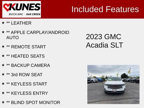 2023 GMC Acadia AWD SLT
