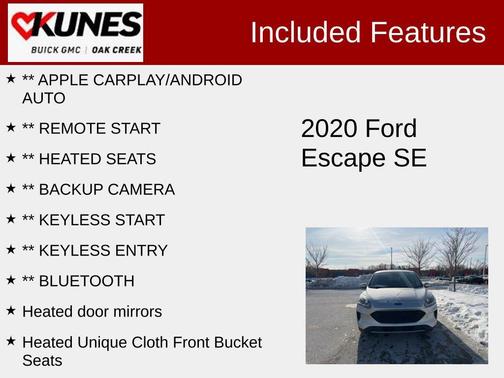 2020 Ford Escape SE