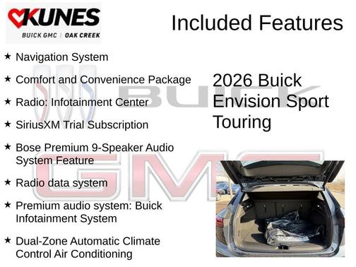 Quartz Blue Metallic 2026 Buick Envision Sport Touring AWD