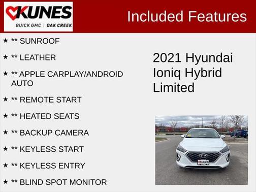 2021 Hyundai IONIQ Hybrid Limited