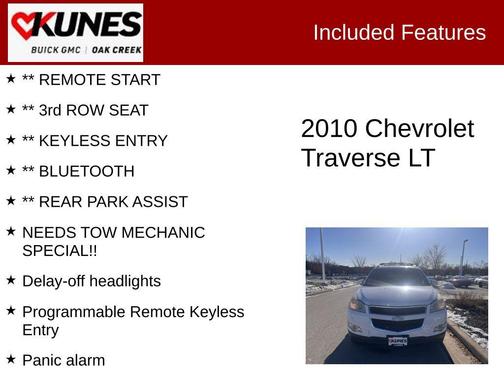 2010 Chevrolet Traverse LT
