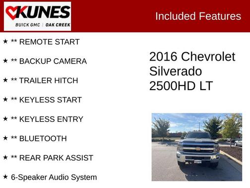 2016 Chevrolet Silverado 2500 LT