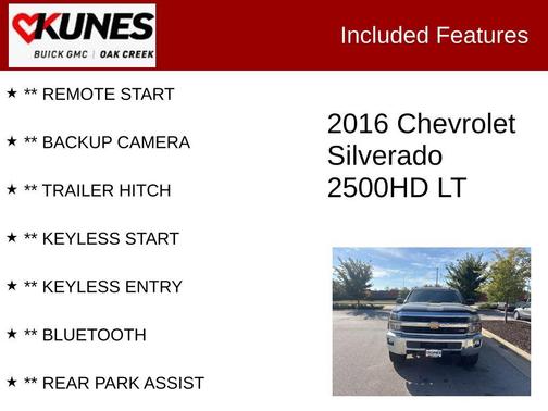 2016 Chevrolet Silverado 2500 LT