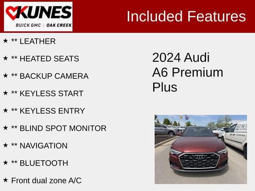 Grenadier Red Metallic 2024 Audi A6 55 Premium Plus
