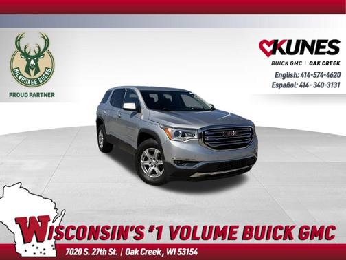 Quicksilver Metallic 2019 GMC Acadia SLE-1