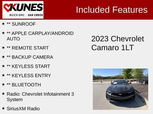 Black 2023 Chevrolet Camaro 1LT