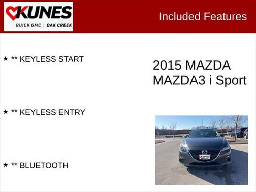 2015 Mazda Mazda3 i Sport