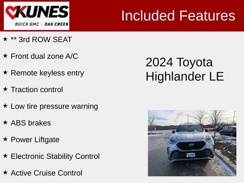 2024 Toyota Highlander LE